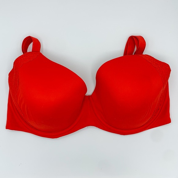 Soma Intimates & Sleepwear Soma Red Embraceable Full Coverage Geo